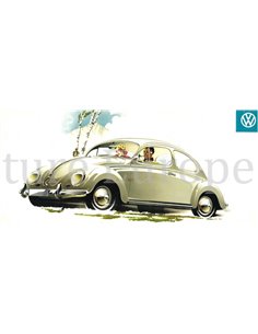1960 VOLKSWAGEN BEETLE & KARMANN GHIA BROCHURE DUTCH