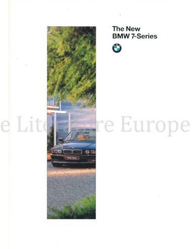 1995 BMW 7 SERIE BROCHURE ENGELS