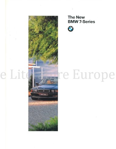 195 BMW 7ER PROSPEKT ENGLISCH