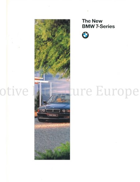 1995 BMW 7 SERIES BROCHURE ENGLISH