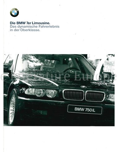 2000 BMW 7ER PROSPEKT DEUTSCH