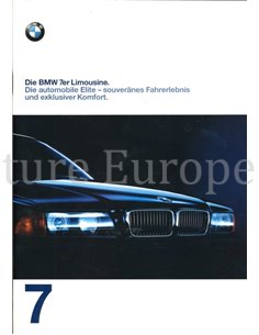 1997 BMW 7ER PROSPEKT DEUTSCH