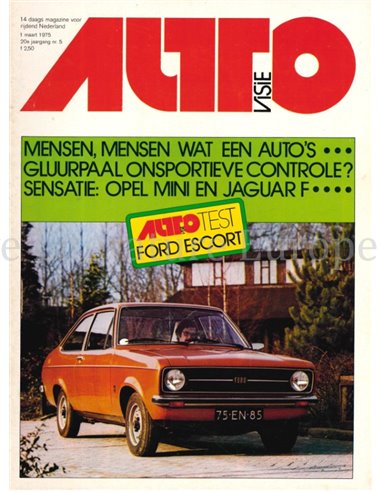 1975 AUTOVISIE MAGAZIN 05 NIEDERLÄNDISCH