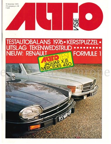 1976 AUTOVISIE MAGAZINE 26 DUTCH