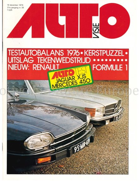 1976 AUTOVISIE MAGAZIN 26 NIEDERLÄNDISCH