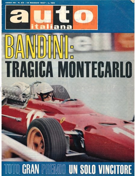 1967 AUTO ITALIANA MAGAZIN 20 ITALIENISCH