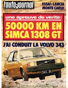 1976 L'AUTO-JOURNAL MAGAZINE 11 FRENCH