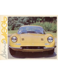 1970 FERRARI DINO 246GT BROCHURE 40/70 2