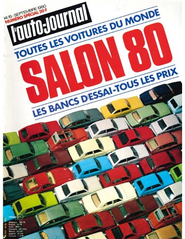 1980 L'AUTO-JOURNAL MAGAZINE 290 FRENCH