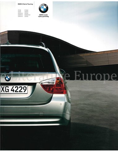 2008 BMW 3 SERIE TOURING BROCHURE NEDERLANDS