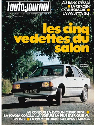 1980 L'AUTO-JOURNAL MAGAZINE 16 FRENCH