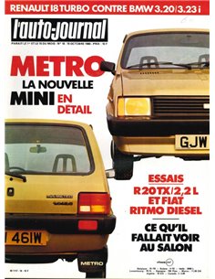 1980 L'AUTO-JOURNAL MAGAZINE 18 FRANS