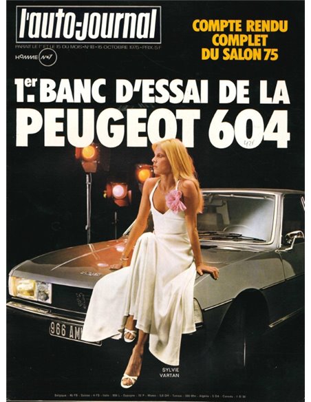 1975 L'AUTO-JOURNAL MAGAZIN 18 FRANZÖSISCH