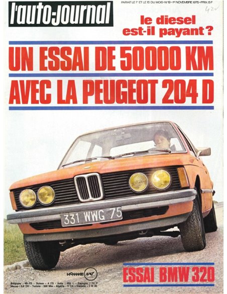 1975 L'AUTO-JOURNAL MAGAZINE 19 FRANS