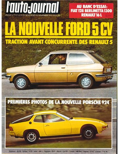 1975 L'AUTO-JOURNAL MAGAZIN 20 FRANZÖSISCH