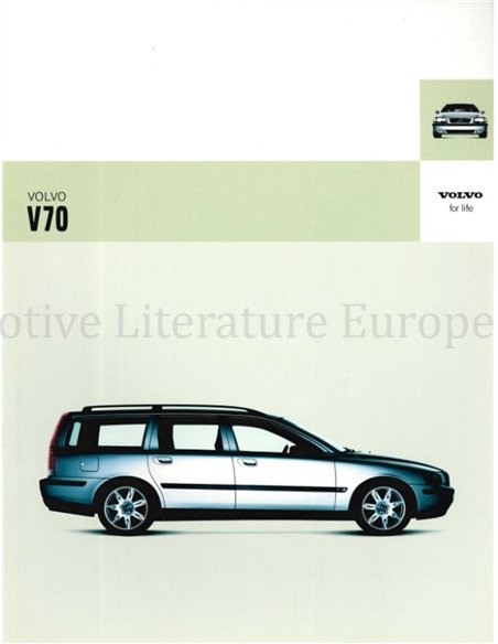 2004 VOLVO V70 PROSPEKT DEUTSCH