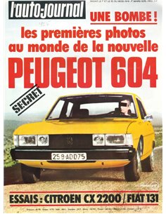 1975 L'AUTO-JOURNAL MAGAZINE 4 FRENCH