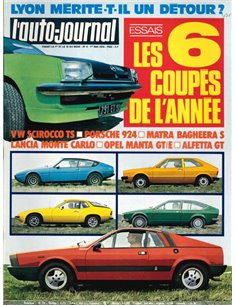 1976 L'AUTO-JOURNAL MAGAZIN 8 FRANZÖSISCH