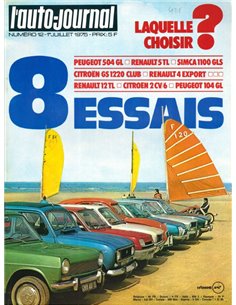 1975 L'AUTO-JOURNAL MAGAZINE 12 FRANS