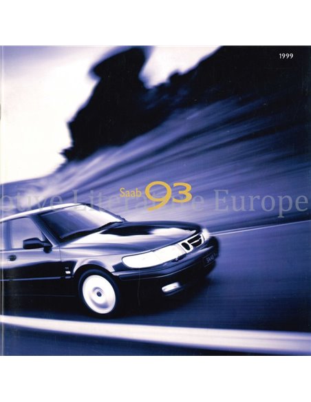 1999 SAAB 9-3 S SE PROSPEKT DÄNISCH