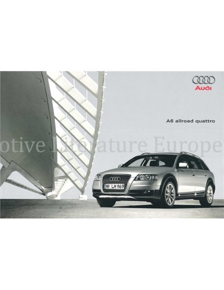 2002 AUDI A6 ALLROAD QUATTRO BROCHURE NEDERLANDS
