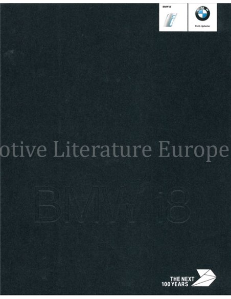 2016 BMW I8 HARDBACK BROCHURE DUTCH