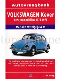 1973 - 1976 VOLKSWAGEN KEVER 1200 & 1300 VRAAGBAAK NEDERLANDS