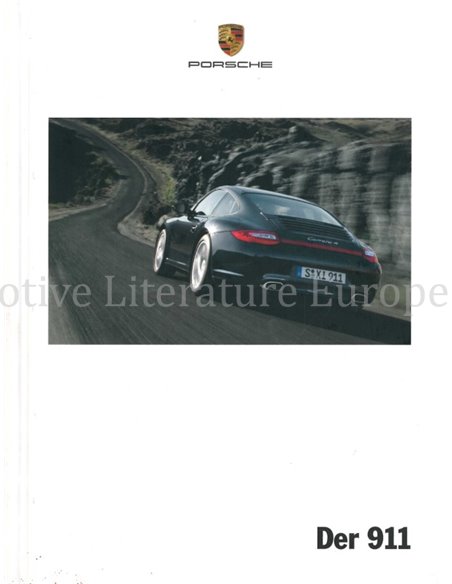2010 PORSCHE 911 CARRERA & TARGA HARDCOVER BROCHURE DUITS