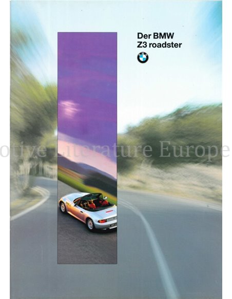 1996 BMW Z3 ROADSTER BROCHURE DUITS