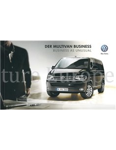 2013 VOLKSWAGEN MULTIVAN BUSINESS BROCHURE DUITS