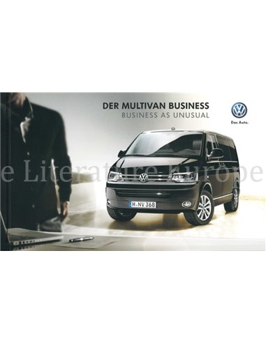 2013 VOLKSWAGEN MULTIVAN BUSINESS BROCHURE GERMAN