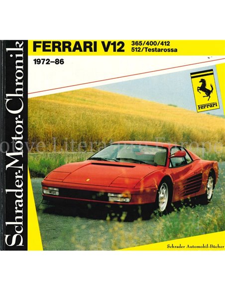 FERRARI V12, 365/400/412/512/TESTAROSSA (1972-1986)