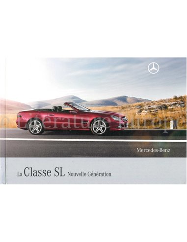 2008 MERCEDES BENZ SL KLASSE HARDCOVER BROCHURE FRANS