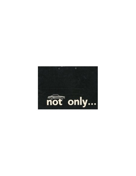 1963 LANCIA FLAVIA COUPE BROCHURE ENGELS