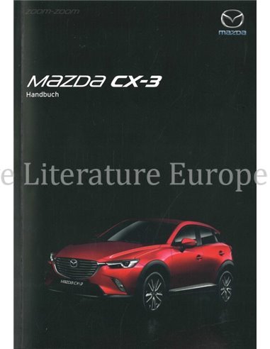 2016 MAZDA CX-3 INSTRUCTIEBOEKJE DUITS
