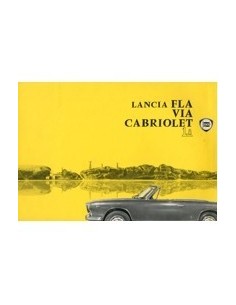 1963 LANCIA FLAVIA CABRIOLET 1.8 LEAFLET DUITS