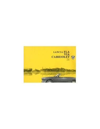 1963 LANCIA FLAVIA CABRIOLET 1.8 LEAFLET DUITS