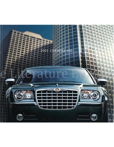 2005 CHRYSLER 300 BROCHURE ENGELISH (US)