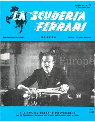 SCUDERI FERRARI MAGAZIN, 15 UITGAVEN