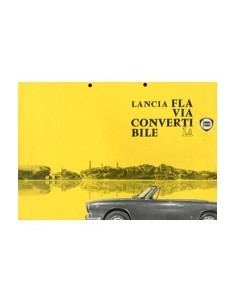1963 LANCIA FLAVIA CABRIOLET 1.8 LEAFLET ENGELS