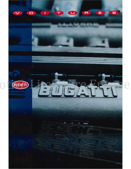 1992 BUGATTI EB110 EB110S EB112 VIP PROSPEKT ENGLISCH