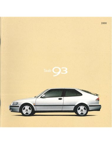 2000 SAAB 93 PROSPEKT DÄNISCH