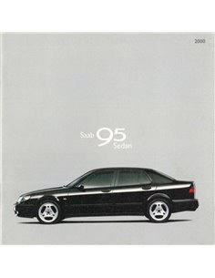 2000 SAAB 95 SALOON BROCHURE DANISH