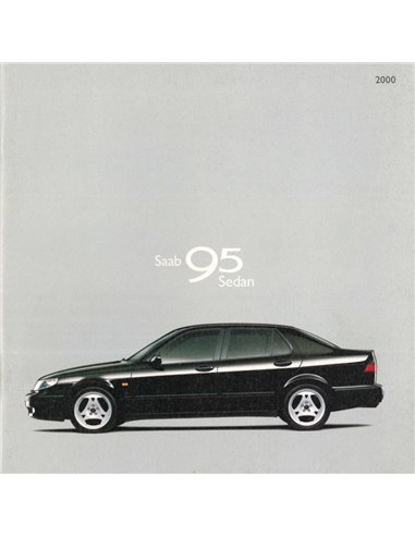 2000 SAAB 95 SALOON BROCHURE DANISH