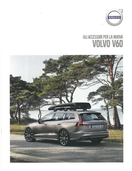 2018 VOLVO V60 ACCESSOIRES BROCHURE ITALIAANS