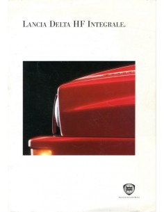 1994 LANCIA DELTA HF INTEGRALE BROCHURE DUITS