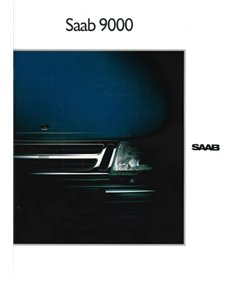 1990 SAAB 9000 BROCHURE NEDERLANDS