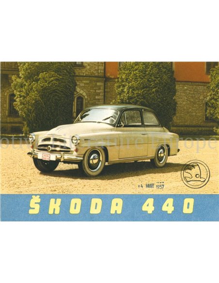 1955 SKODA 440 BROCHURE DUITS