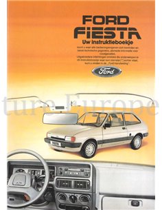 1984 FORD FIESTA BEDIENUNGSANLEITUNG NIEDERLÄNDISCH