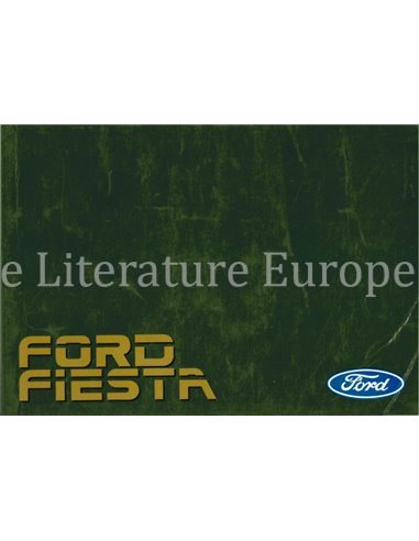 1988 FORD FIESTA OWNERS MANUAL HANDBOOK GERMAN